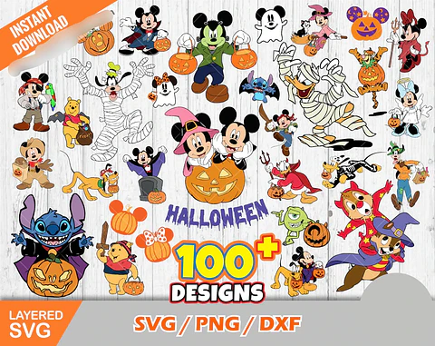 Kit Digital Turma do Mickey Halloween