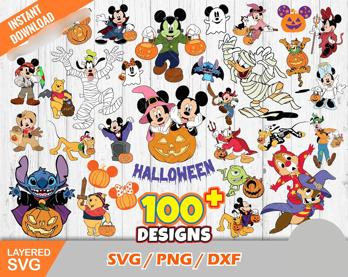 Kit Digital Turma do Mickey Halloween 1