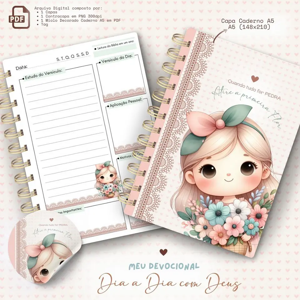 Arquivo Caderno Menininha + Aula IA Bonequinha - ENCADERNA LOVERS 1