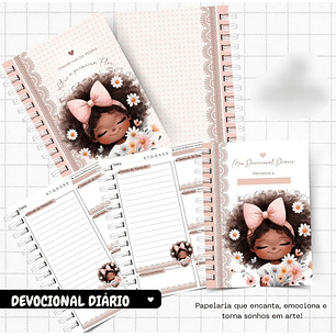 Arquivo Devocional Diário Menina Floral - ENCADERNA LOVERS