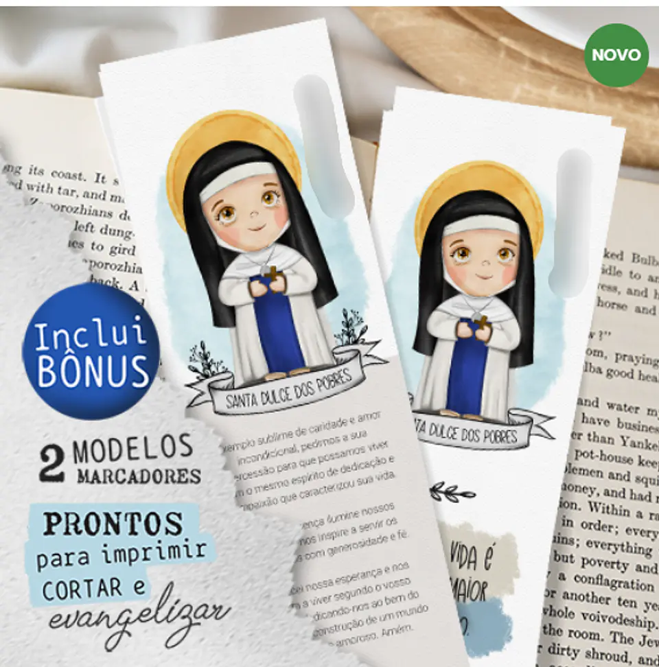 Arquivo Ilustração Santa Dulce dos Pobres - Santa Ideia 2