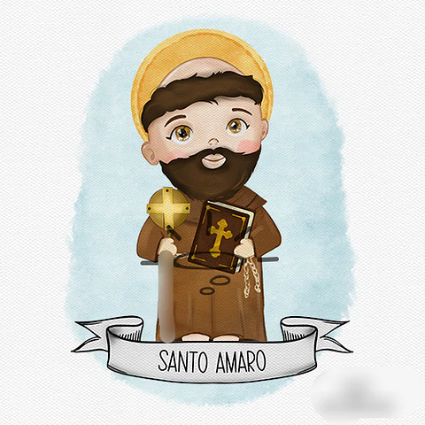 Arquivo Ilustração Santo Amaro Aquarela - Santa Ideia