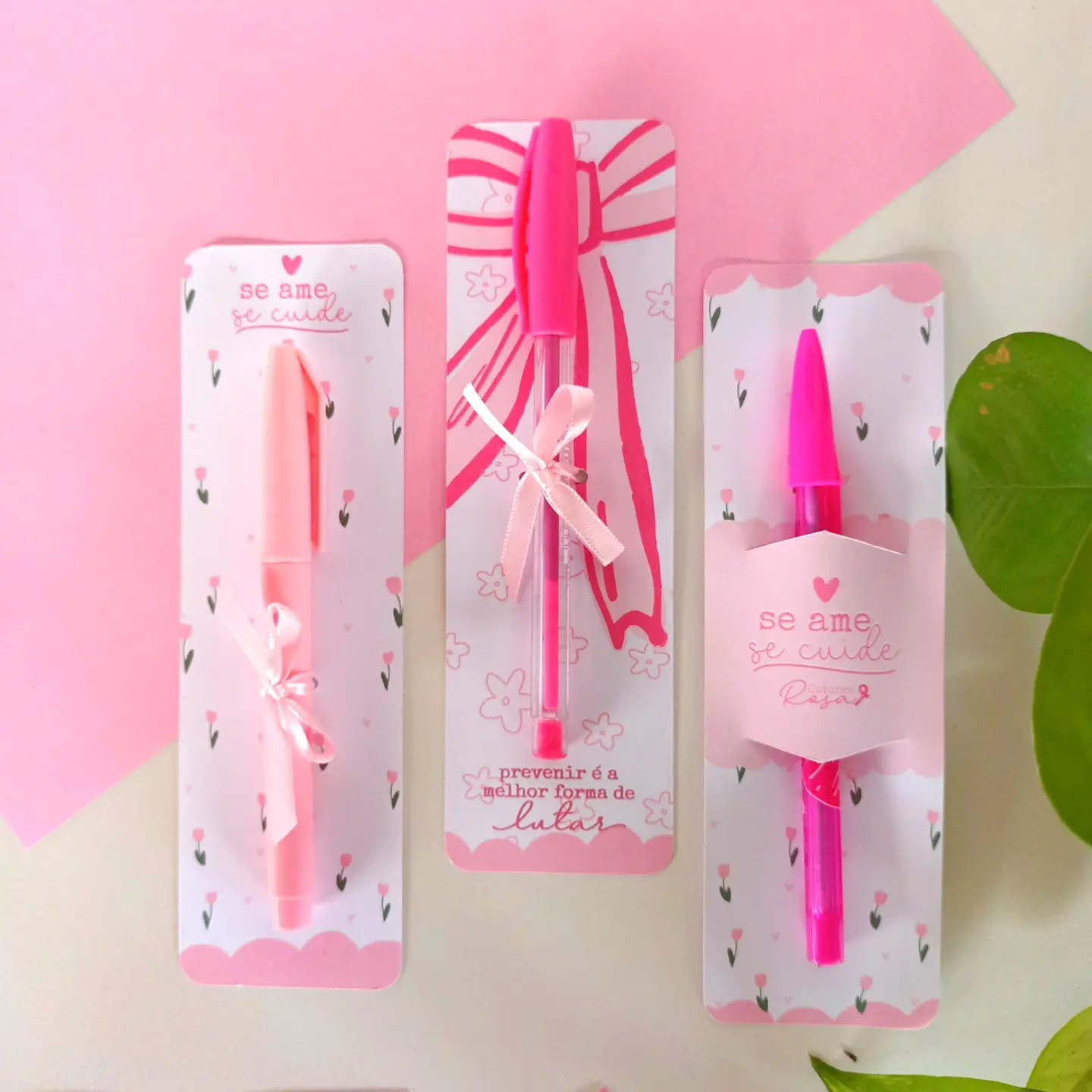Arquivo Outubro Rosa Card Caneta ou Marcador de Texto - cuteb 1