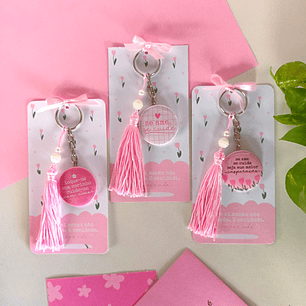 Arquivo Outubro Rosa Card Chaveiro Botton 38mm - cuteb