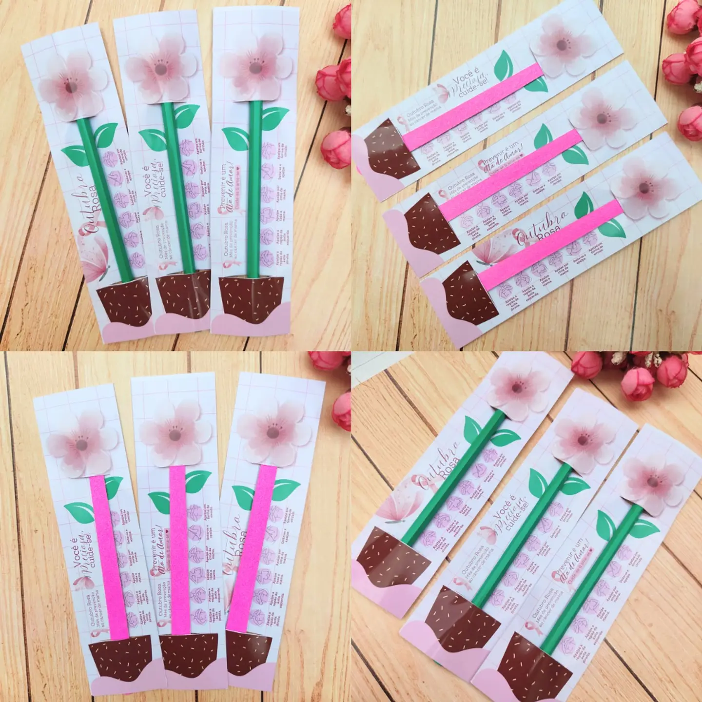 Arquivo Outubro Rosa Card Lixa de Unha ou Lápis - Loopinha 1