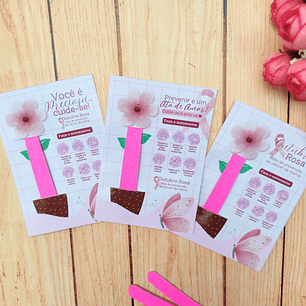 Arquivo Outubro Rosa Card Mini Lixa - Loopinha