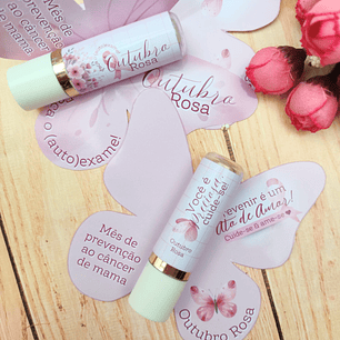 Arquivo Outubro Rosa Card Borboleta Manteiga de Cacau - Loopinha