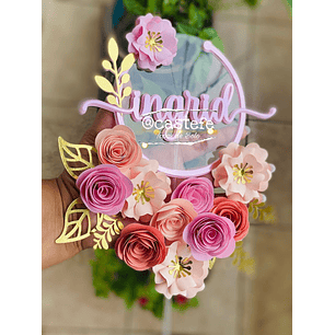 Arquivo de Corte Topo Flores