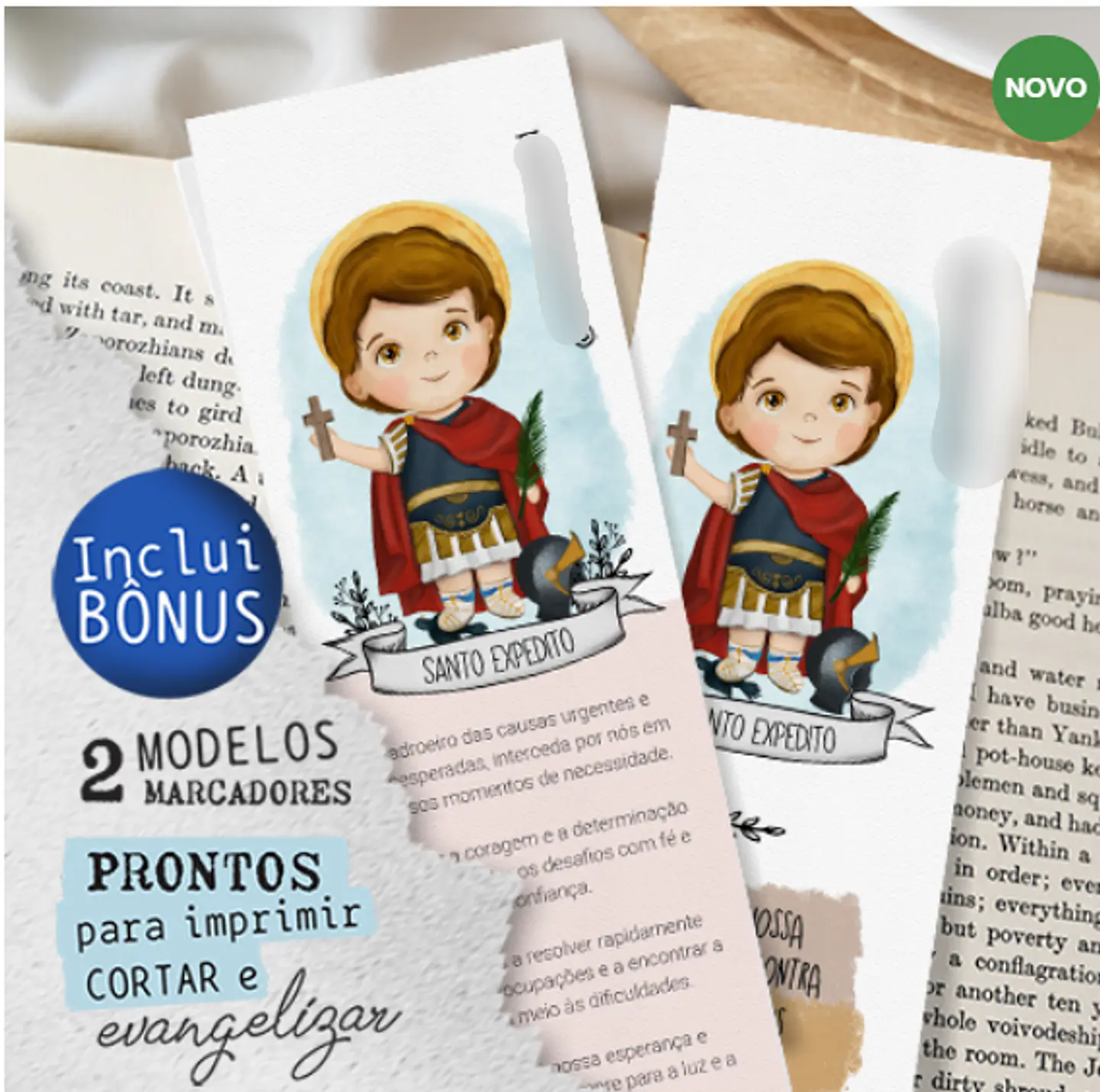  Arquivo Ilustração Santo Expedito Aquarela - Santa Ideia 2