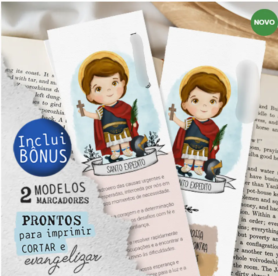  Arquivo Ilustração Santo Expedito Aquarela - Santa Ideia 2