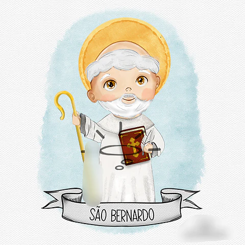 Arquivo Ilustração São Bernardo Aquarela - Santa Ideia