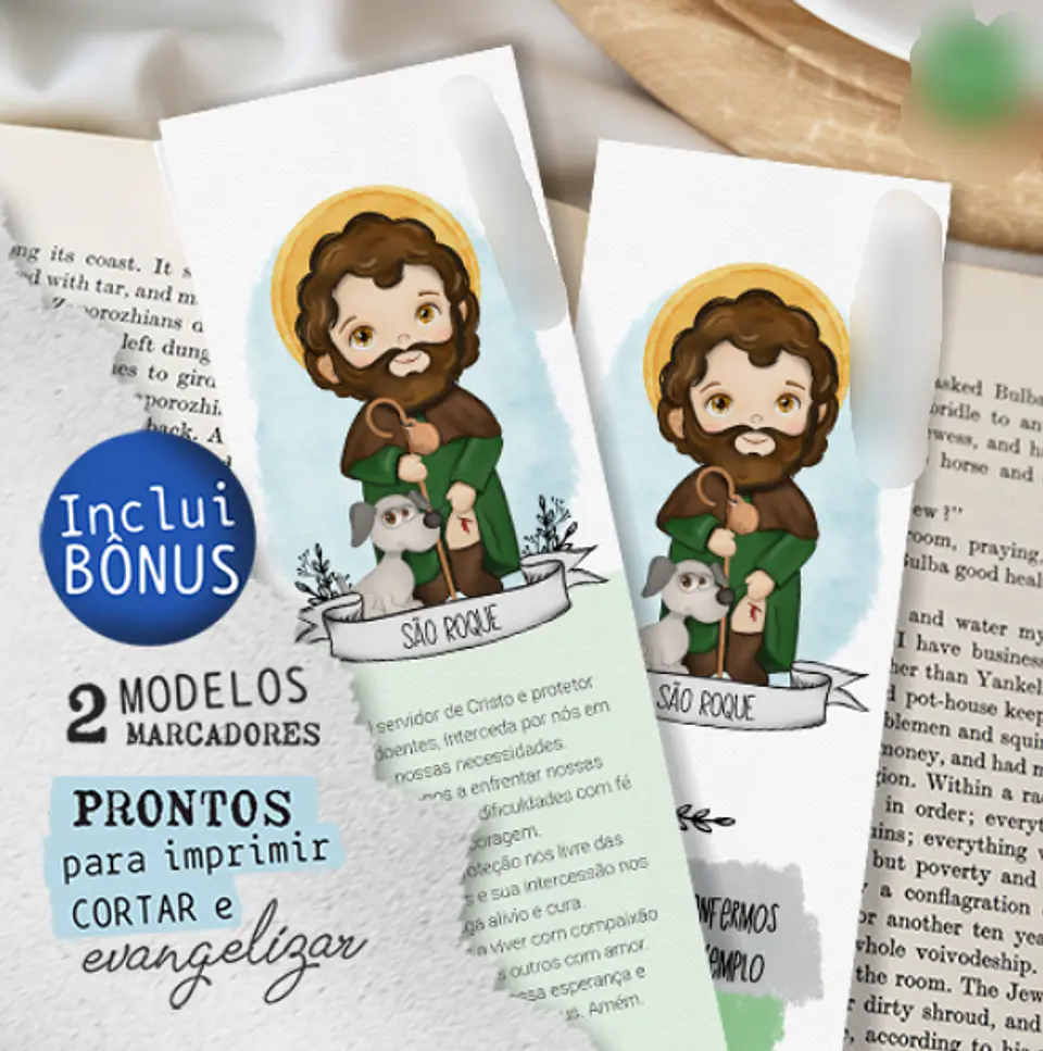  Arquivo Ilustração São Roque Aquarela - Santa Ideia 2