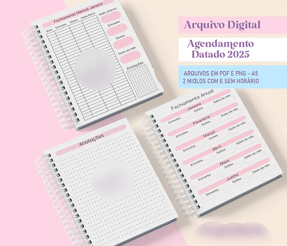 Arquivo Agendamento Datado 2025 Rosa - Sara Estudio 2