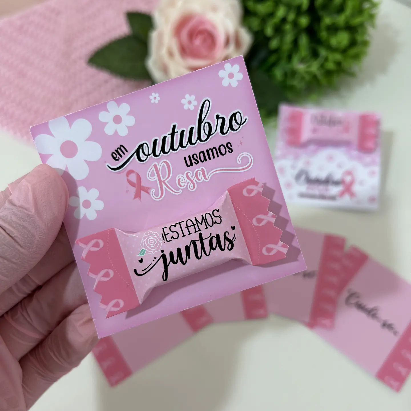 Arquivo Outubro Rosa Combo - Arte em Papel 2