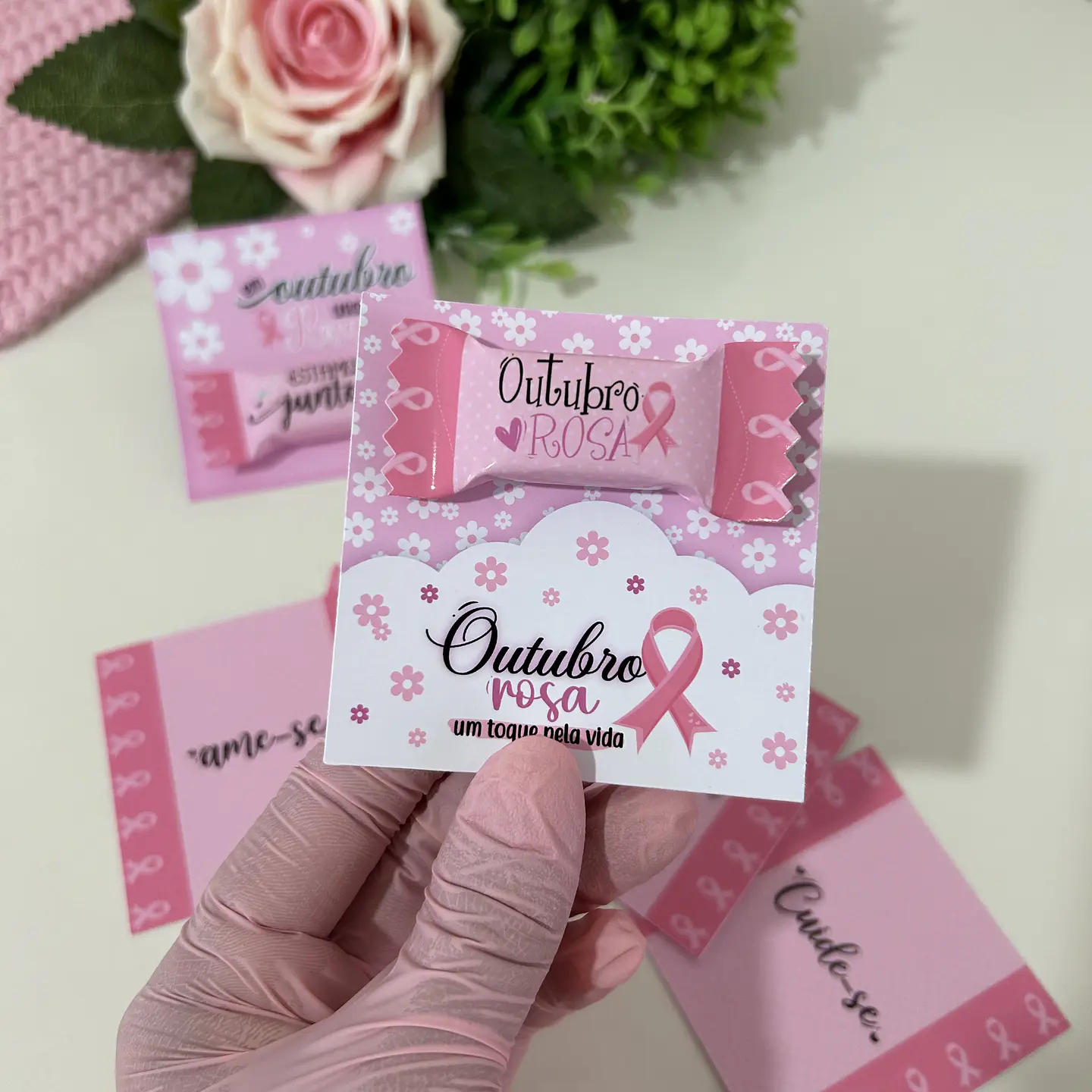 Arquivo Outubro Rosa Combo - Arte em Papel 3