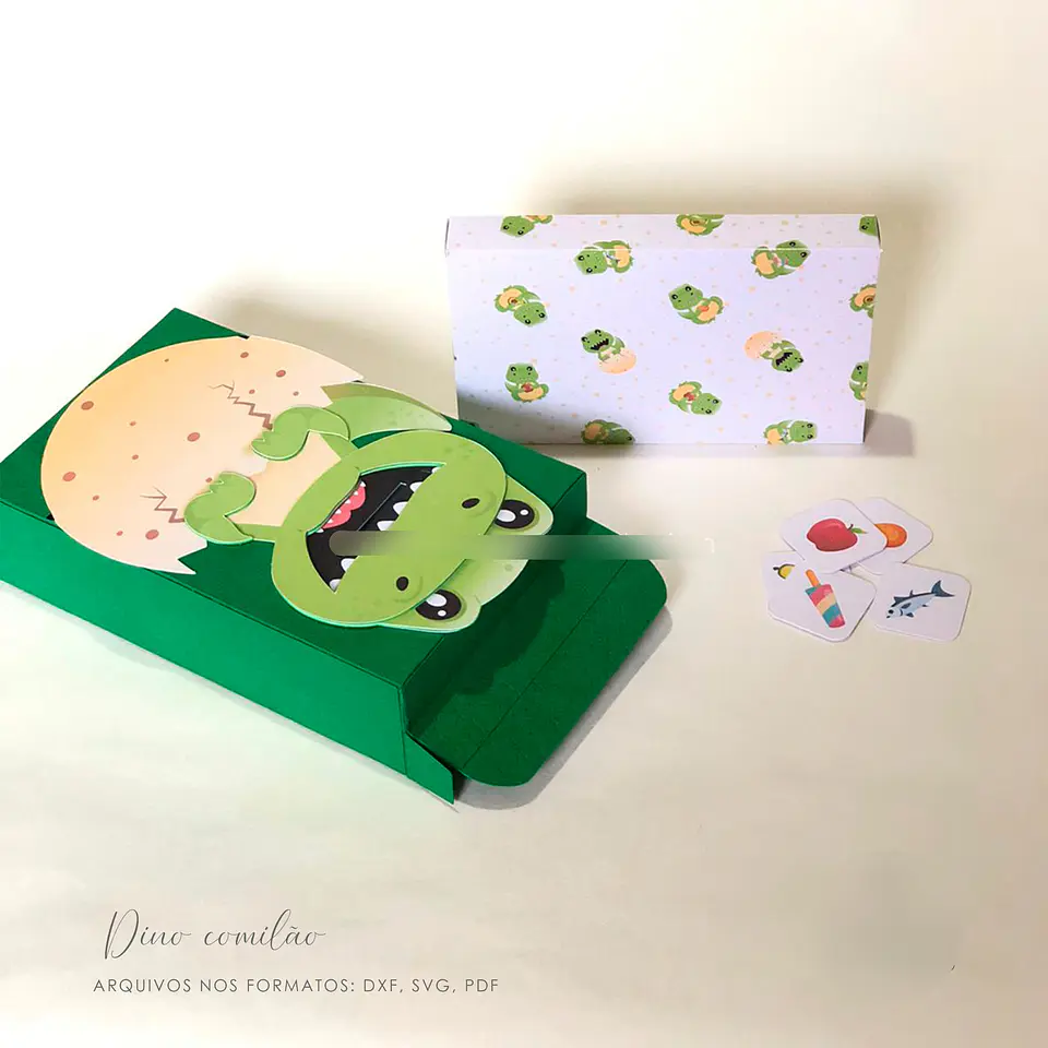 Arquivo de Corte Caixa Dino Comilão - Danila 2