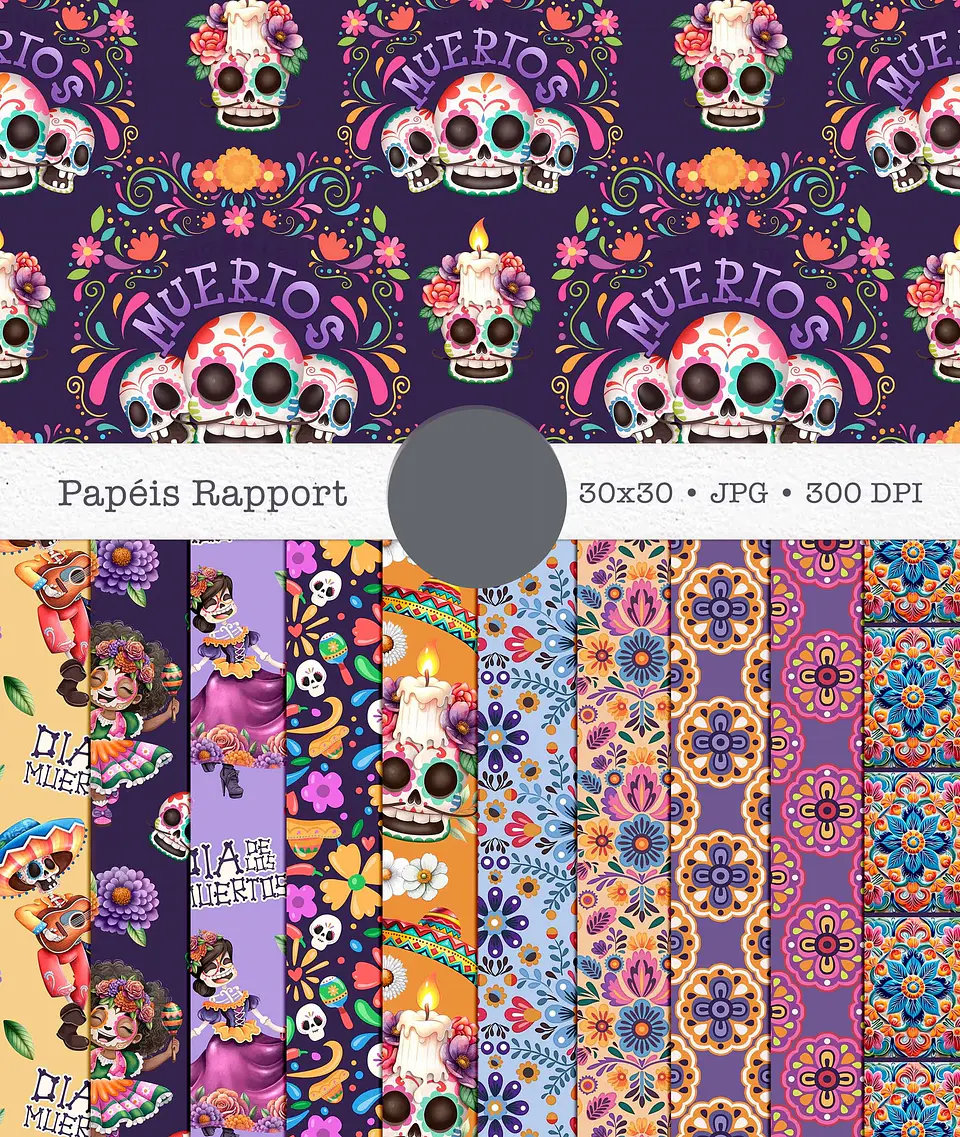 Kit Digital Dia de Los Muertos - 5