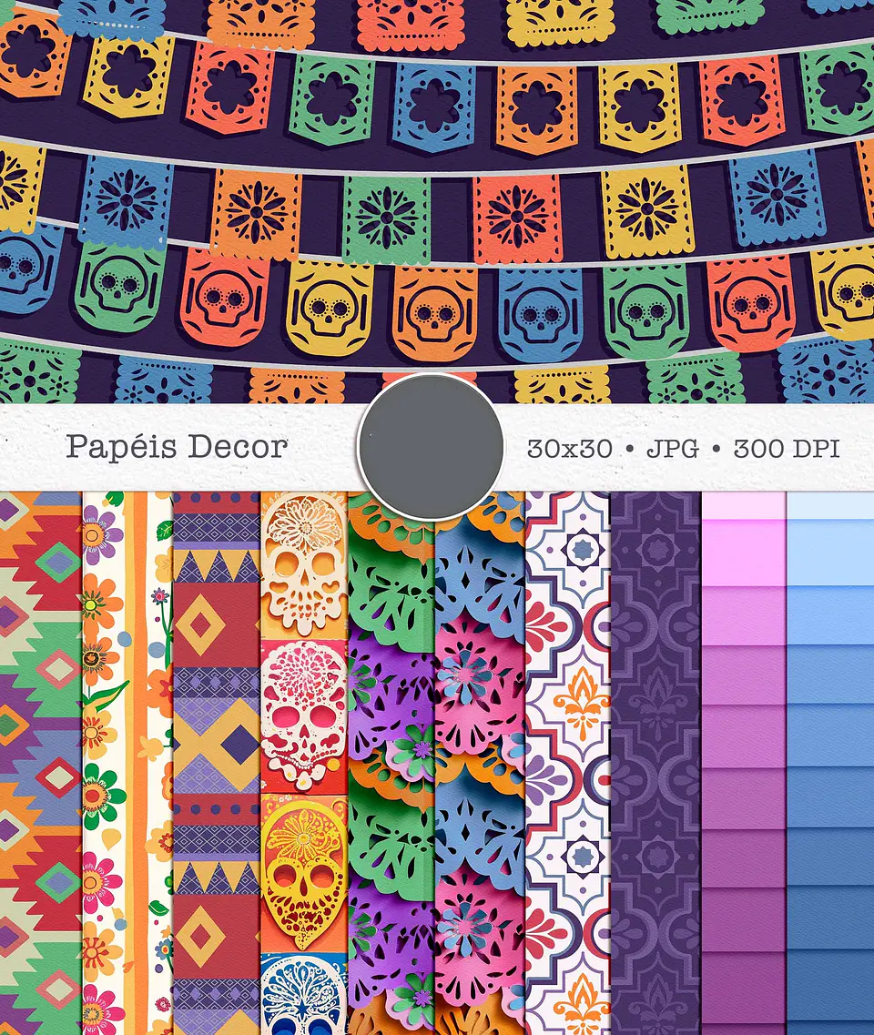 Kit Digital Dia de Los Muertos - 2