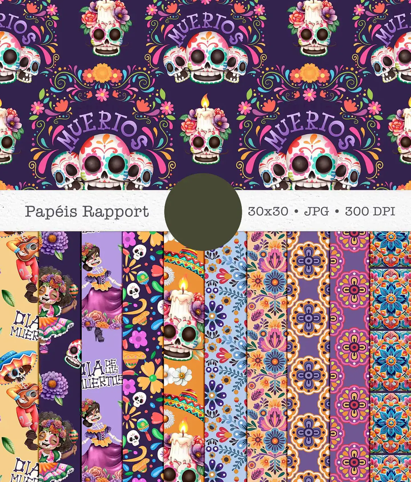 Kit Digital Dia de Los Muertos - 6