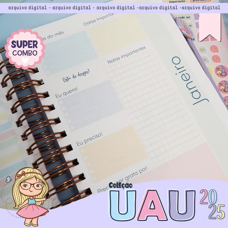 Arquivo Coleção UAU 2025 – SUPER COMBO - Mimos Personalizados 8