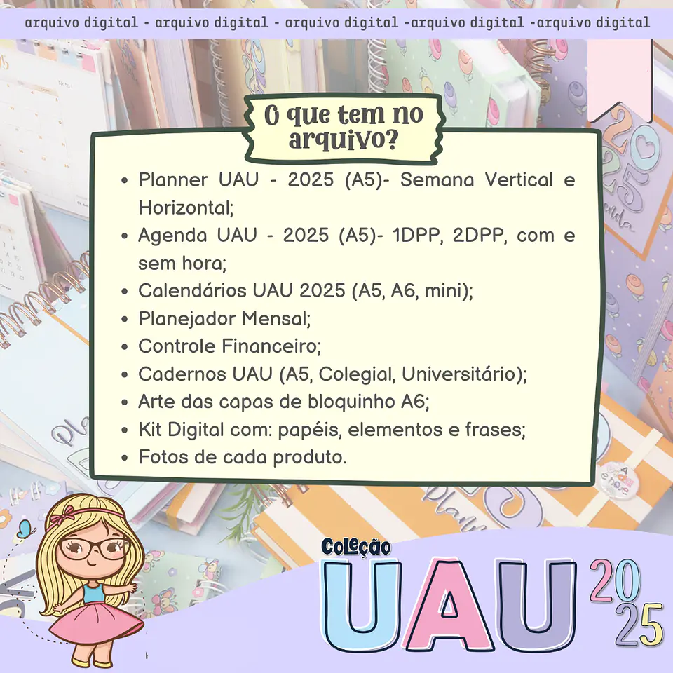 Arquivo Coleção UAU 2025 – SUPER COMBO - Mimos Personalizados 2
