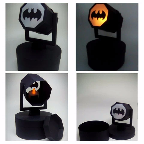 Arquivo de Corte Centro de Mesa Luminária Batman