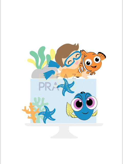 Arquivo de Corte Topo Procurando Nemo