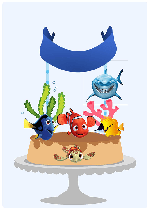 Arquivo de Corte Topo Procurando Nemo