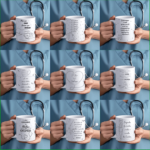 Arquivo Combo Canecas Profissões