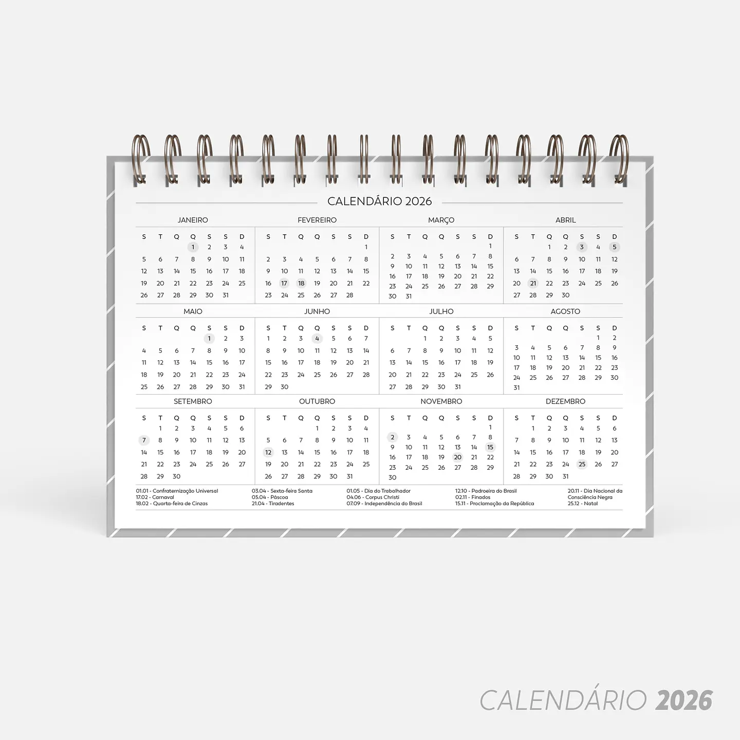  Arquivo Super Combo de Calendários de mesa 2025 - Nilmara 4