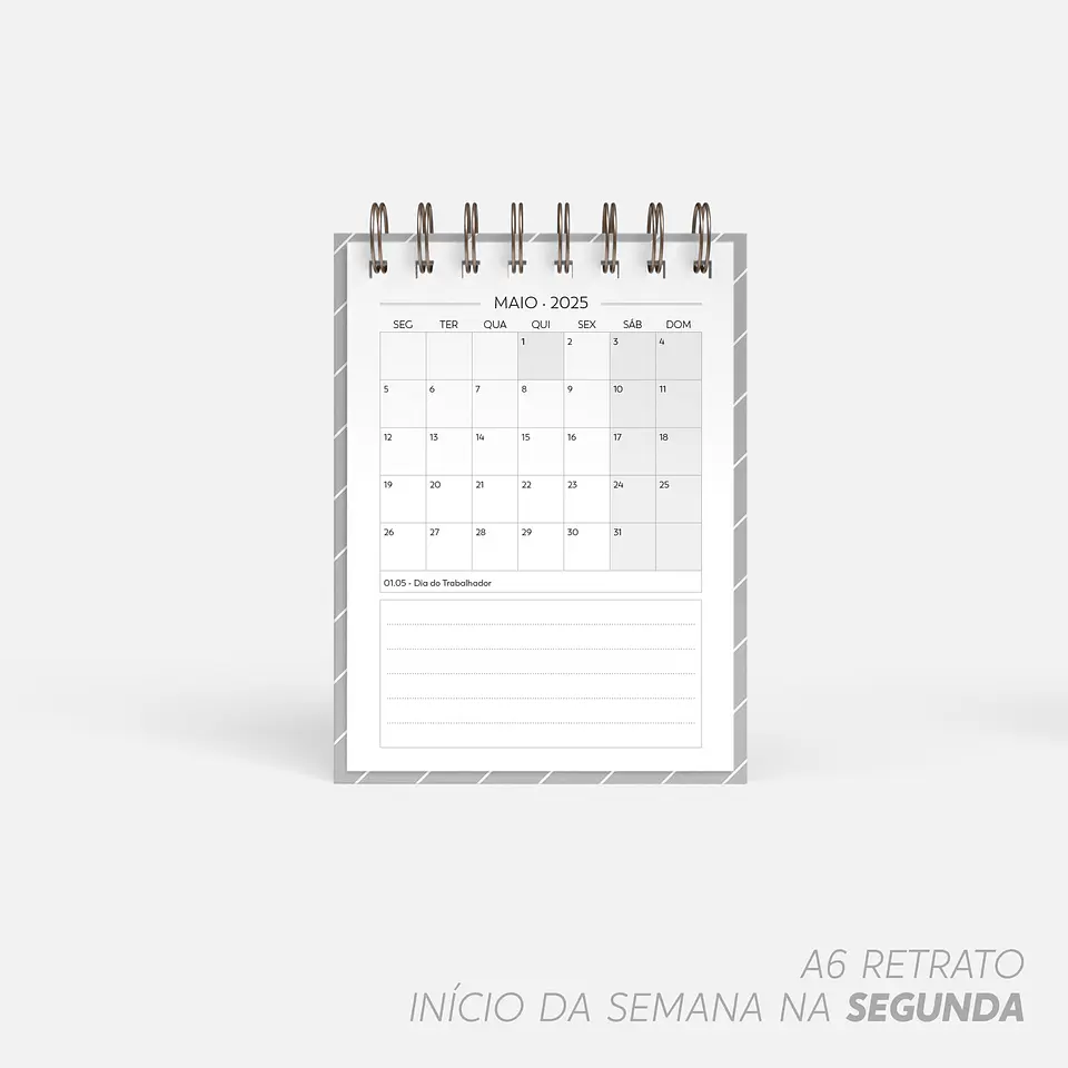  Arquivo Super Combo de Calendários de mesa 2025 - Nilmara 7