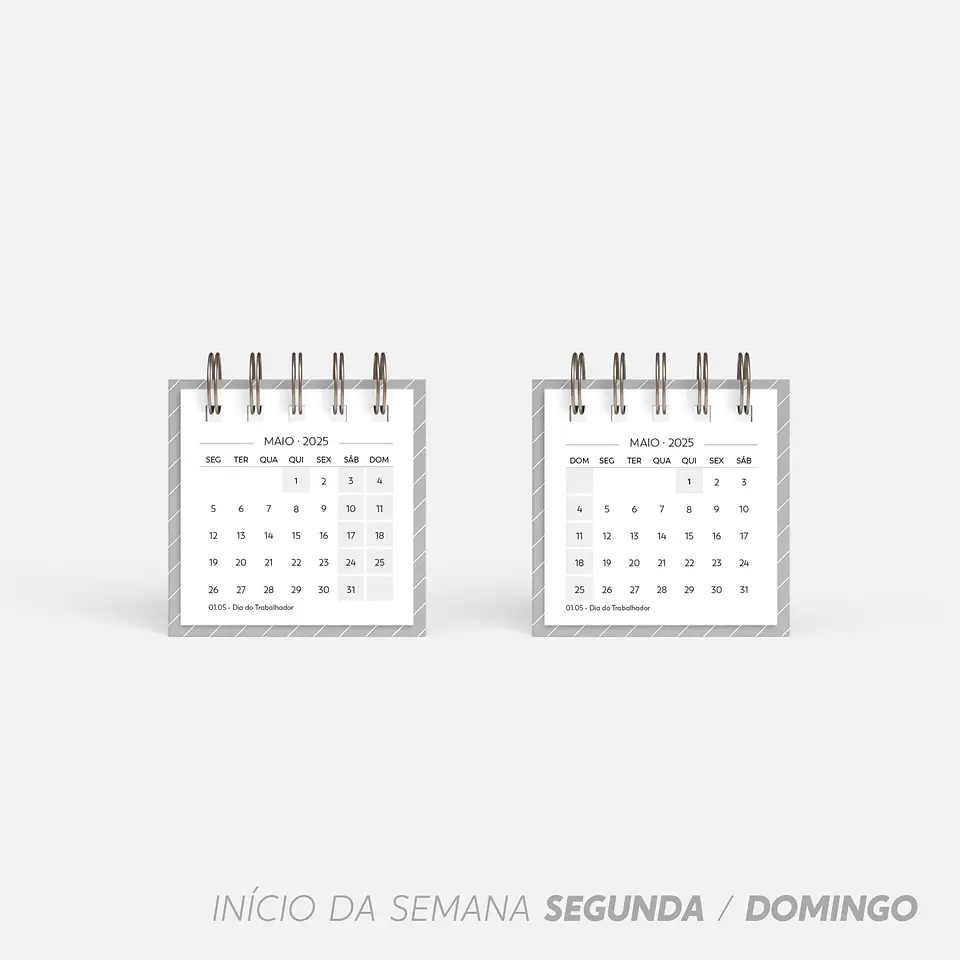  Arquivo Super Combo de Calendários de mesa 2025 - Nilmara 15