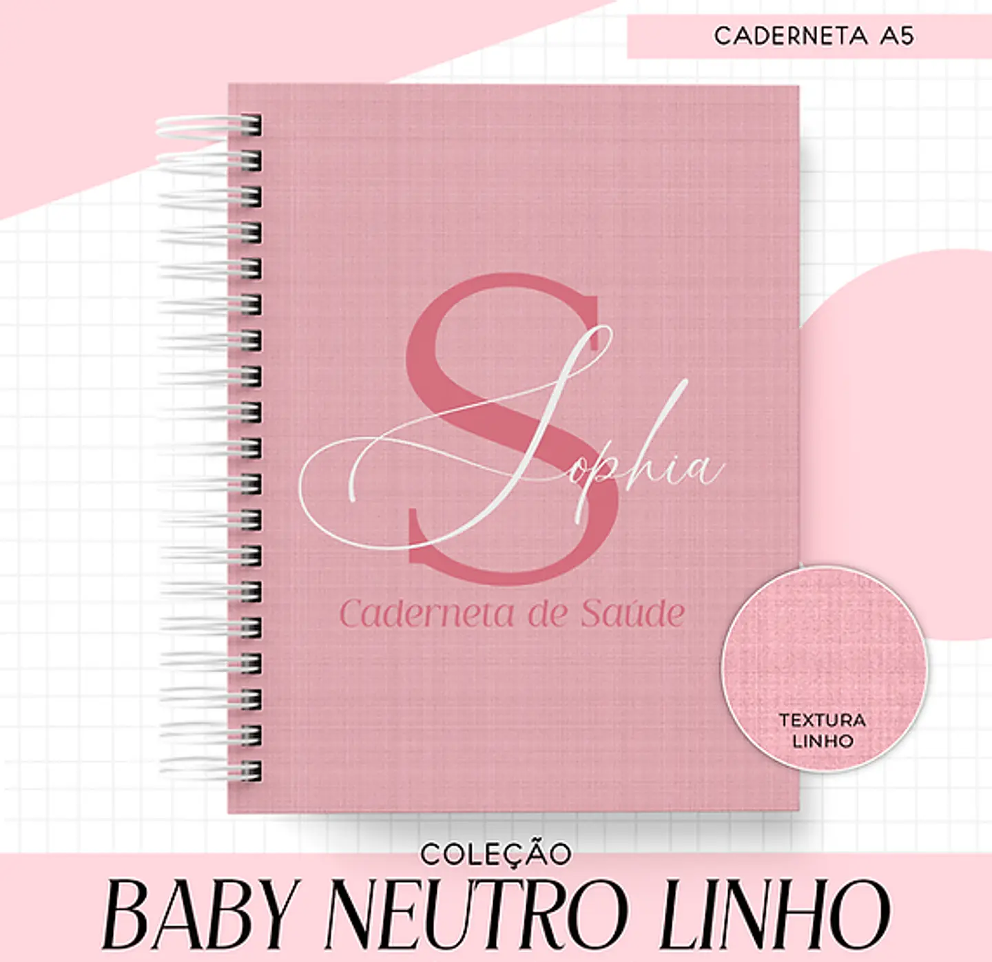 Arquivo Combo Encadernação Baby Linho Neutro - 20 cores 9