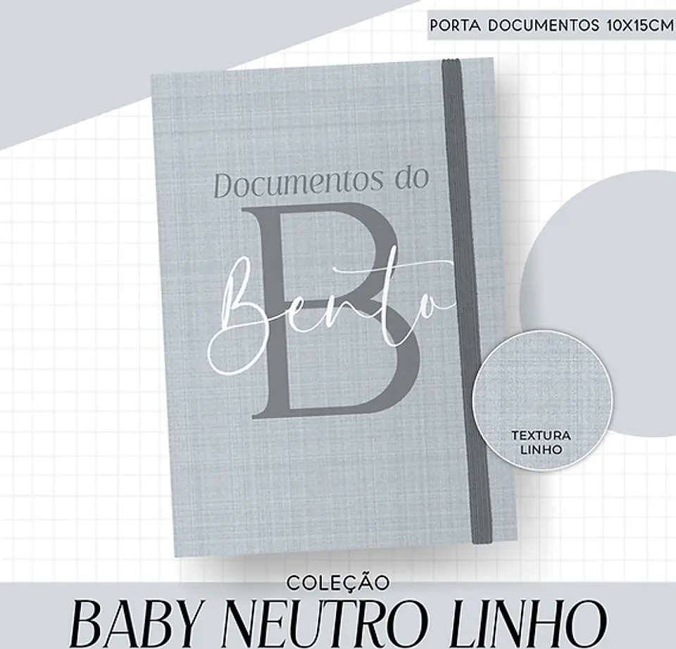 Arquivo Combo Encadernação Baby Linho Neutro - 20 cores 14