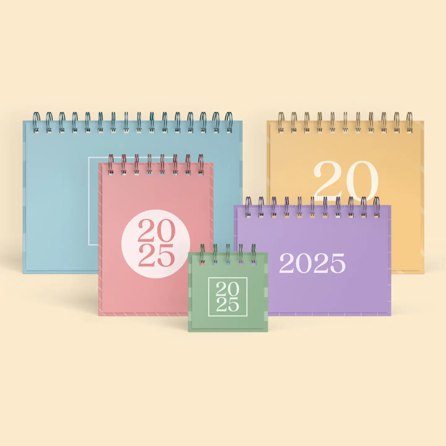 Arquivo Capas Calendários 2025 Coleção Cores - NILMARA 1