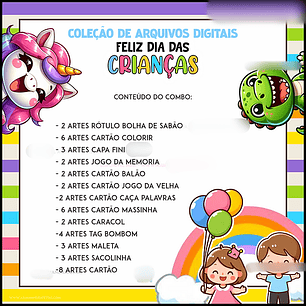 Arquivo Dia das Crianças Combo Completo - DESENHITOS DA JANA