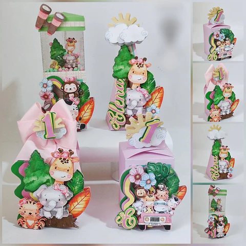 Arquivo de Corte Safari Menina - criar bv