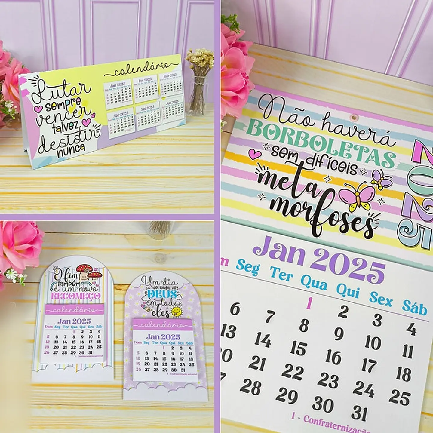 Arquivo Calendários Coloridos 2025 - desenhitos da jana 5