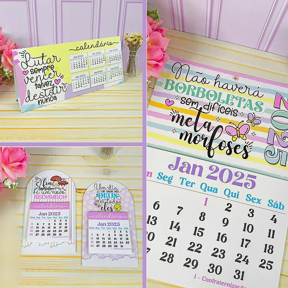 Arquivo Calendários Coloridos 2025 - desenhitos da jana 5