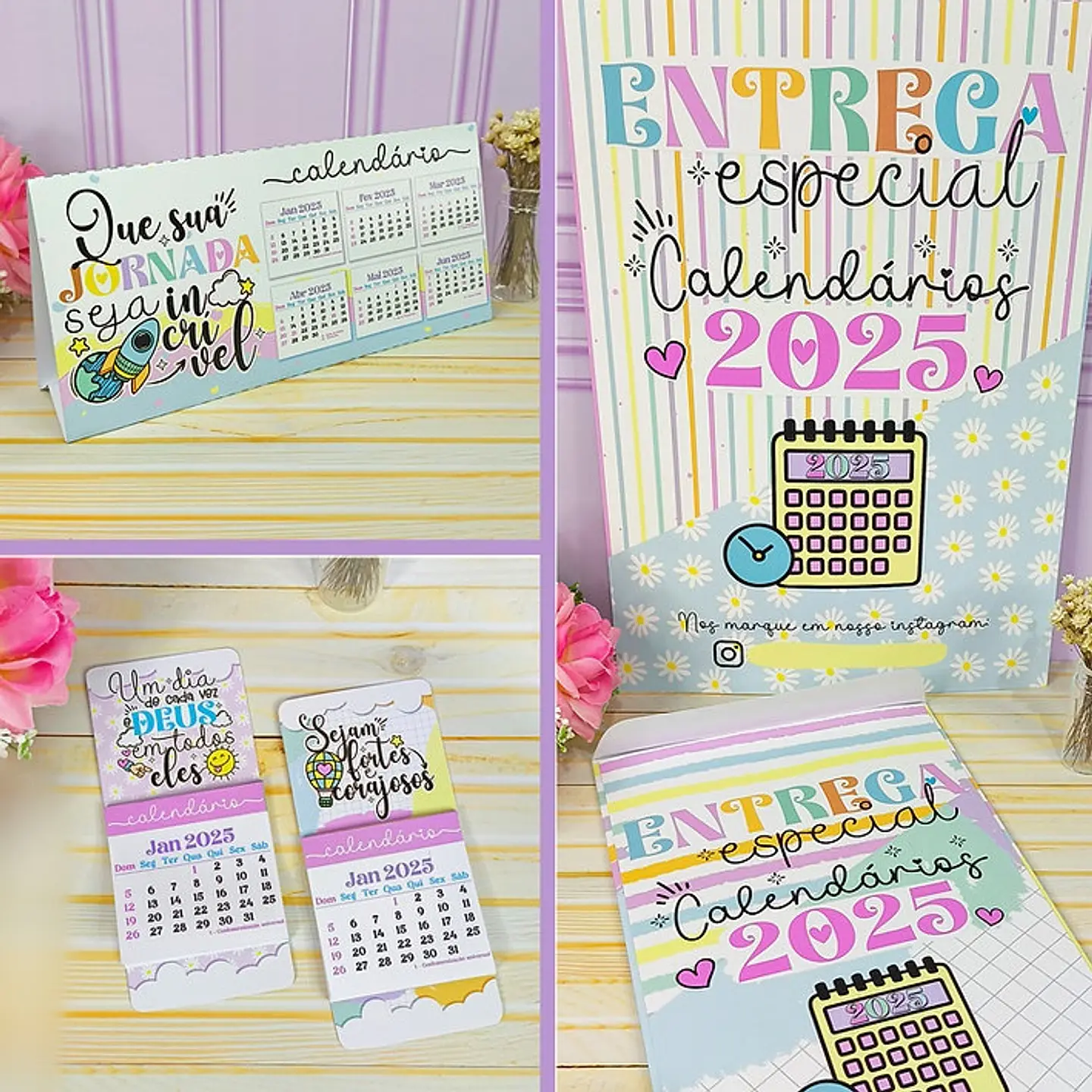 Arquivo Calendários Coloridos 2025 - desenhitos da jana 6