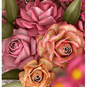 Arquivo de Corte Flor Rosa Aurora Pintura Digital - fluir