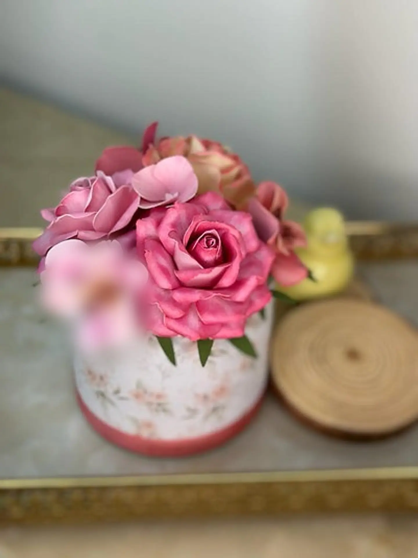 Arquivo de Corte Flor Rosa Aurora Pintura Digital - fluir 3