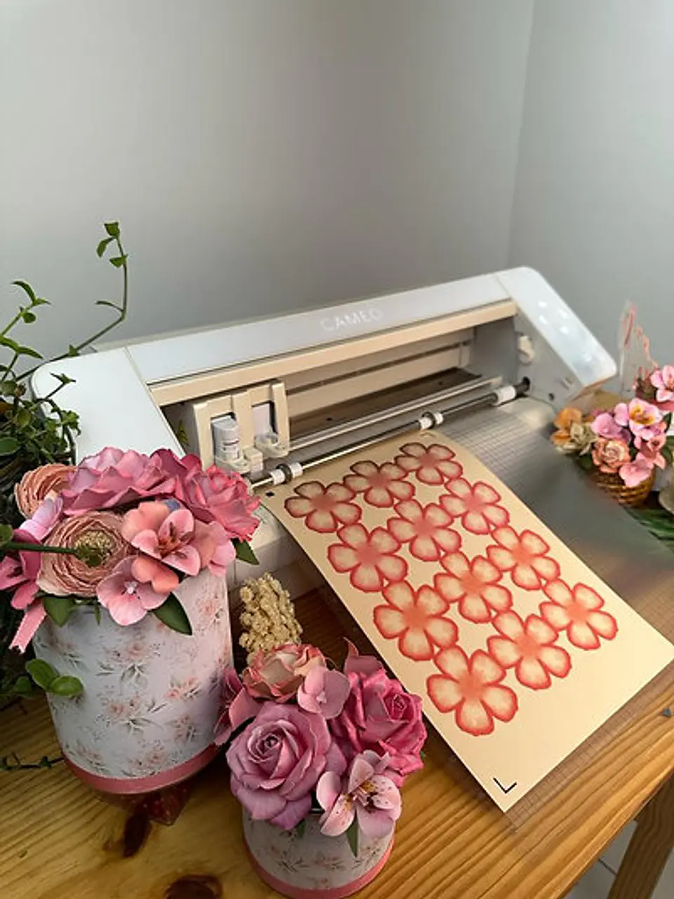 Arquivo de Corte Flor Rosa Aurora Pintura Digital - fluir 4