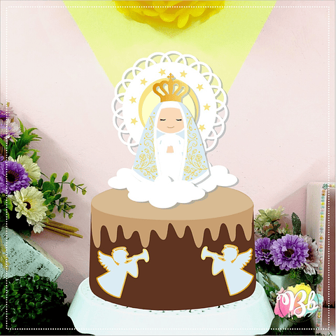 Arquivo de Corte Topo Nossa Senhora - em Camadas