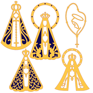 Arquivo de Corte Topo Nossa Senhora Contorno