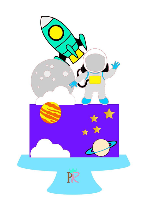 Arquivo de Corte Topo Astronauta