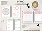 Arquivo Combo Planners Permanentes BIG, A5 e SLIM - Capas e Divisorias - Moldes da Le - Thumbnail 1