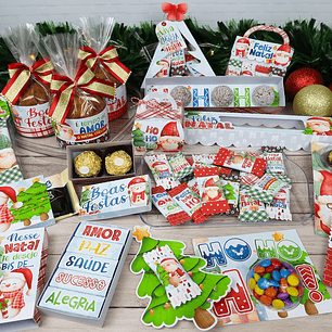 Arquivo Natal Kit Mimos HOHOHO- Chuvinha de Papel