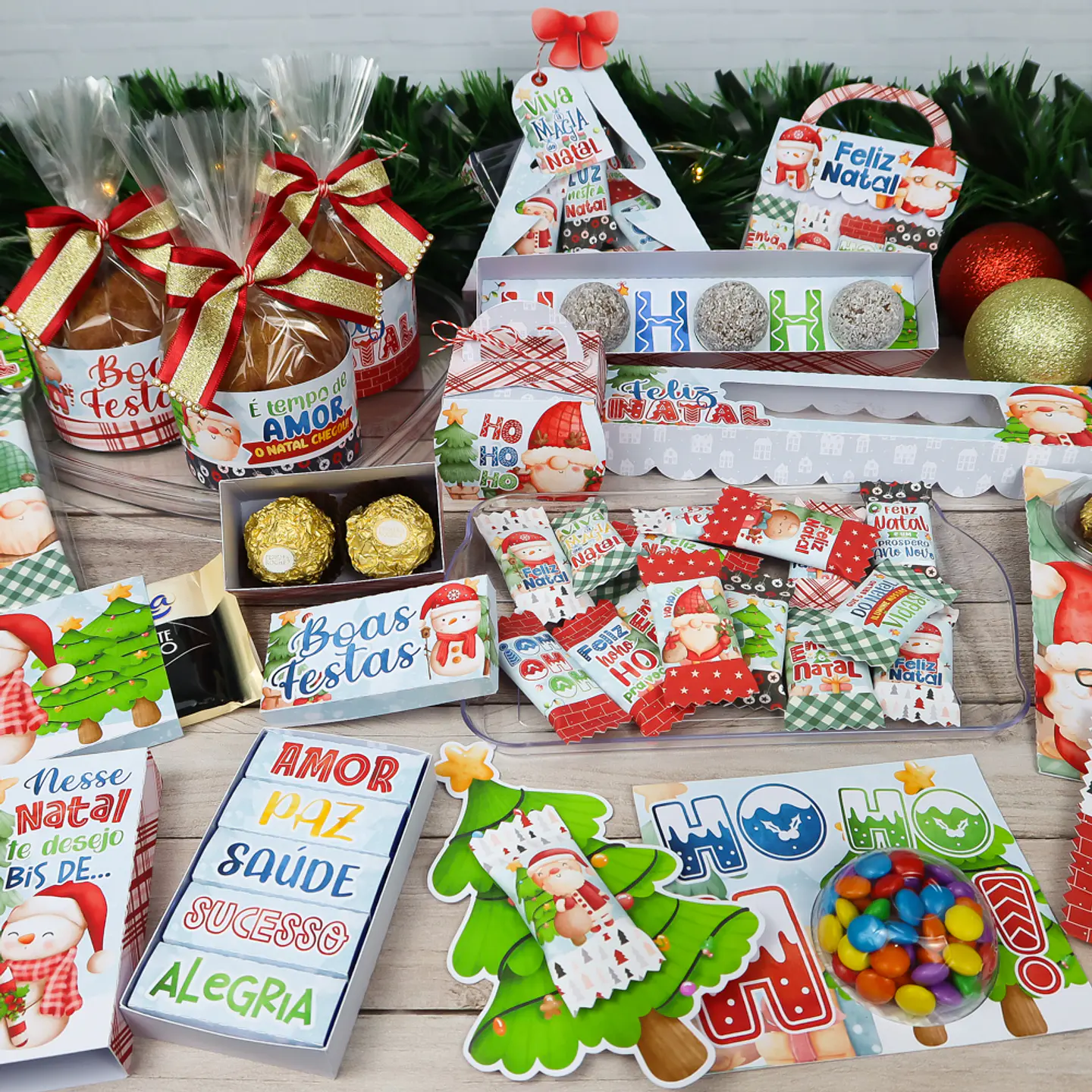 Arquivo Natal Kit Mimos HOHOHO- Chuvinha de Papel 1