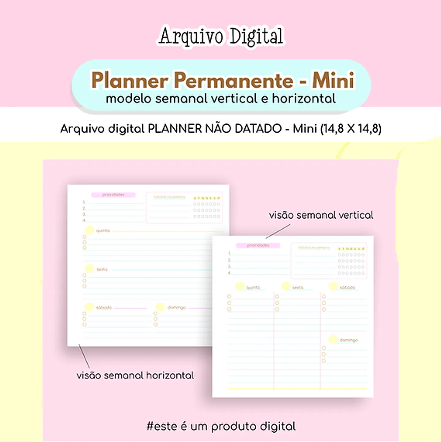 Arquivo Miolos Planner Permanente Mini 14,8x14,8 - ESTUDIO G19 1